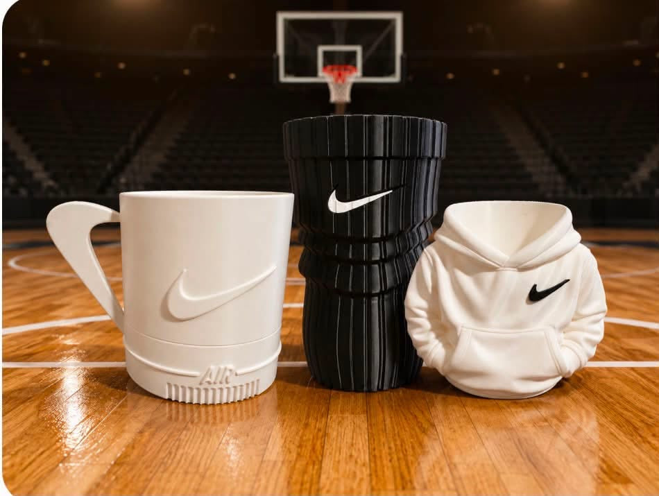 Athletic-Inspired 3D Printed Drinkware Collection