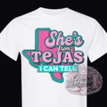 She's From Tejas (Pink-Teal)